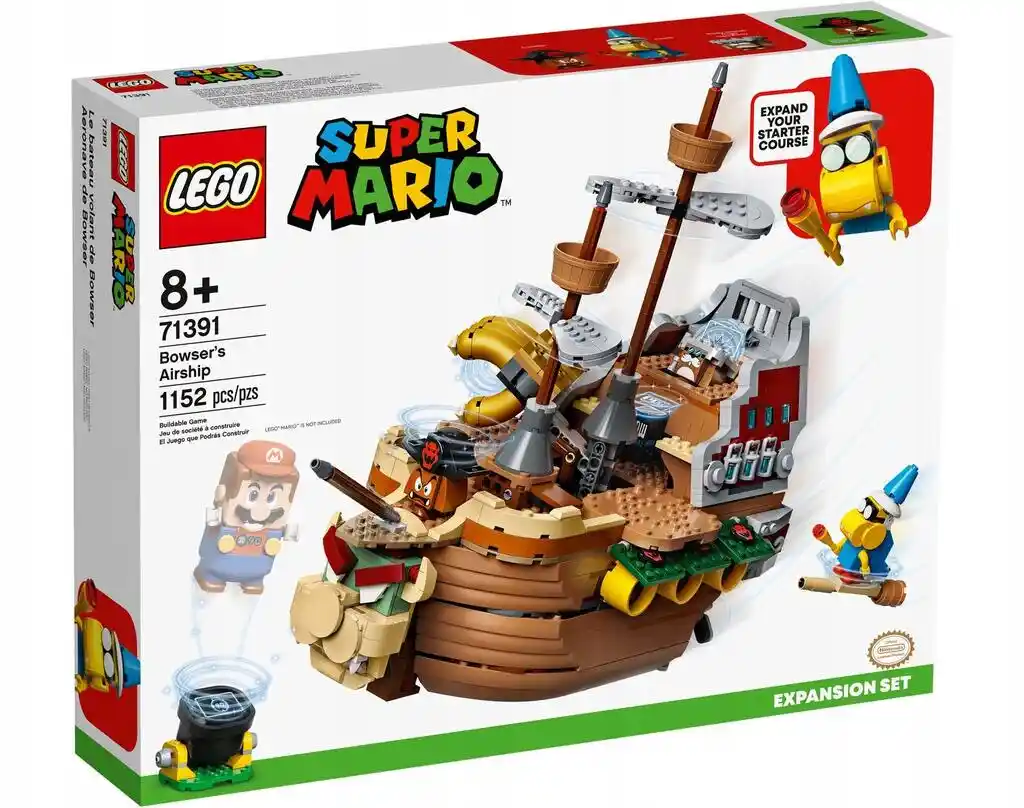 Lego Super Mario 71391 - Sterowiec Bowsera