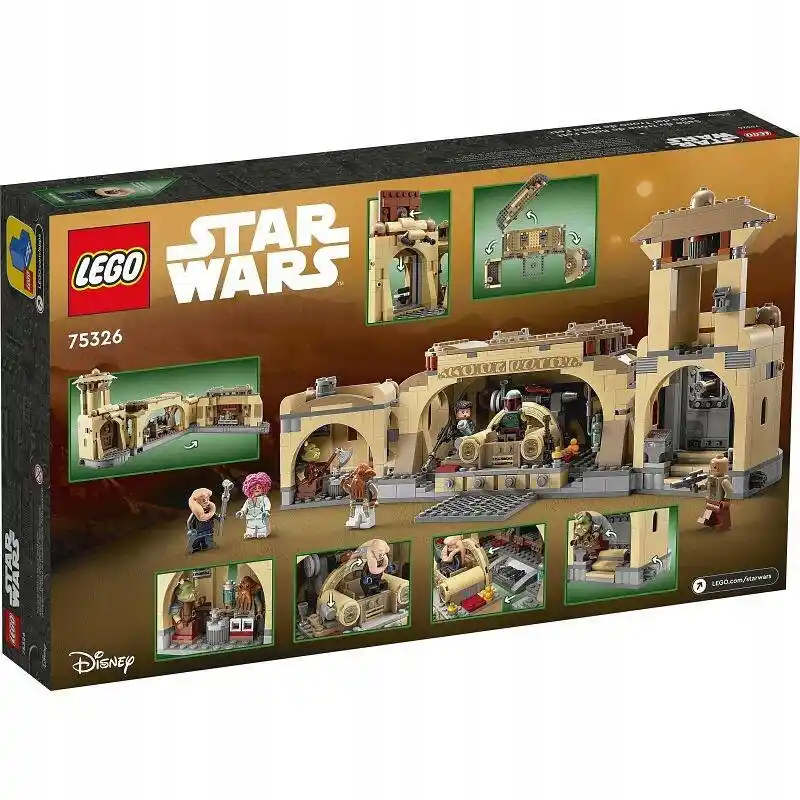 Lego Star Wars 75326 - Sala tronowa Boby Fetta