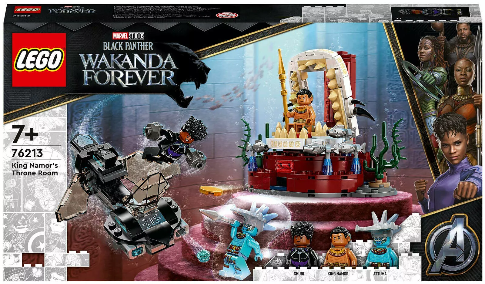 Lego Marvel 76213 - sala tronowa króla Namora