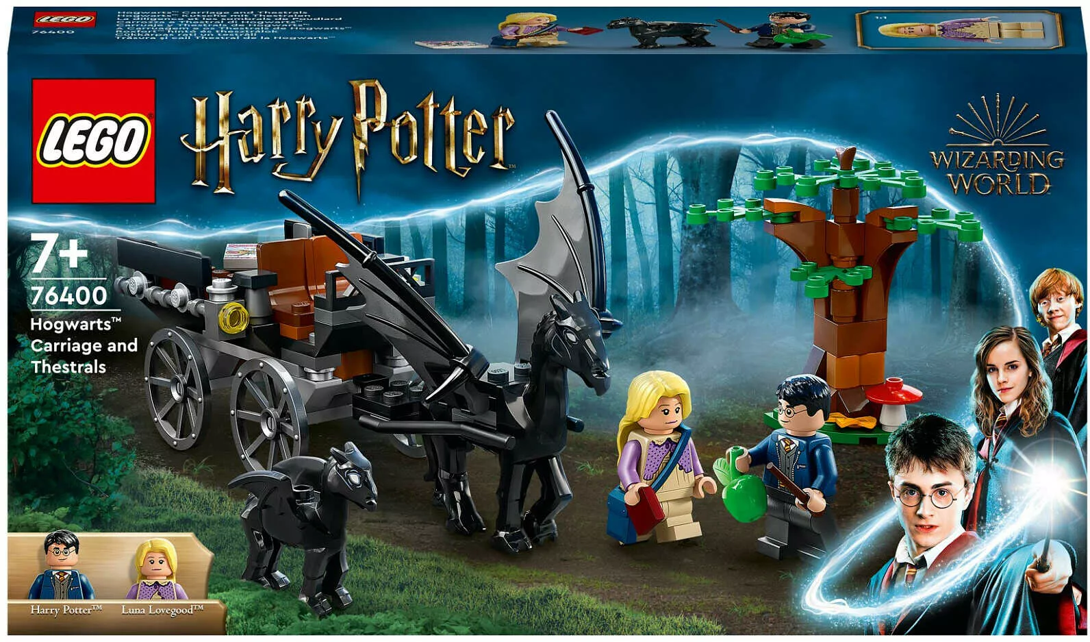 Lego Harry Potter 76400 - Testrale i kareta z Hogwartu