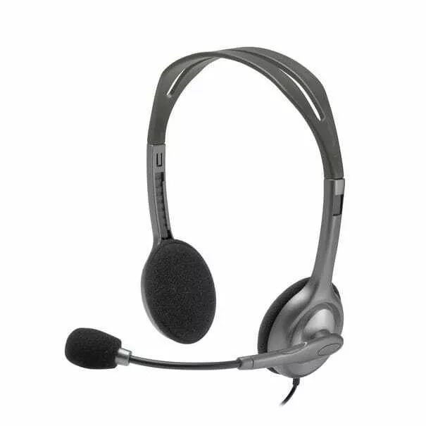 Logitech słuchawki z mikrofonem Logitech słuchawki z mikrofonem
