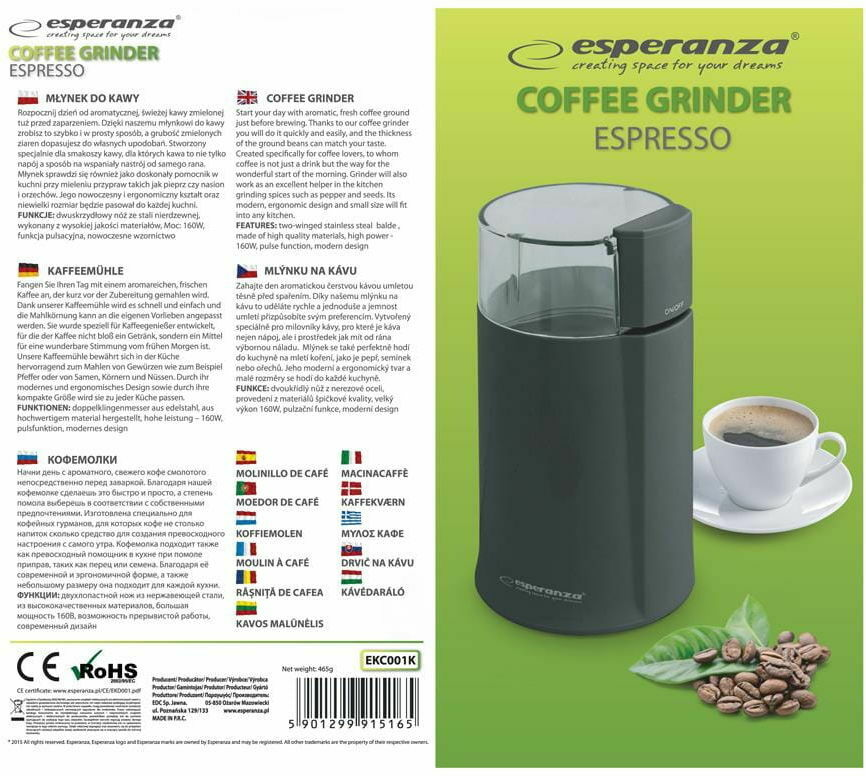 Młynki do kawy Esperanza EKC001