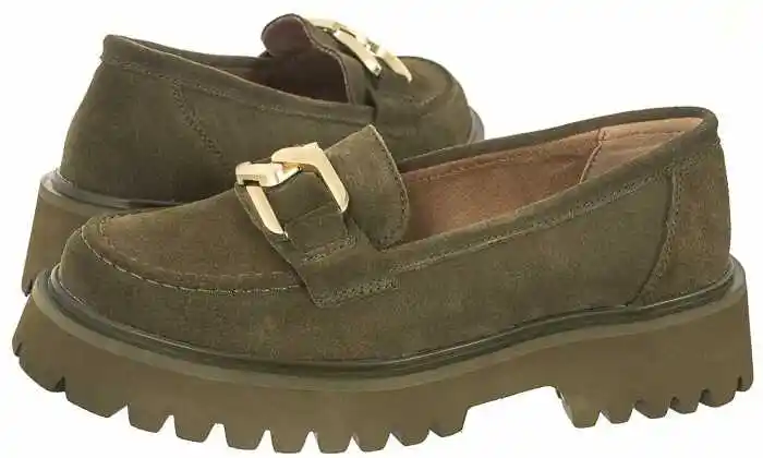 Mokasyny khaki Mokasyny khaki