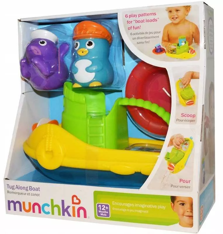 Munchkin zabawki - skoczki, zabawki do kąpieli, gryzaki
