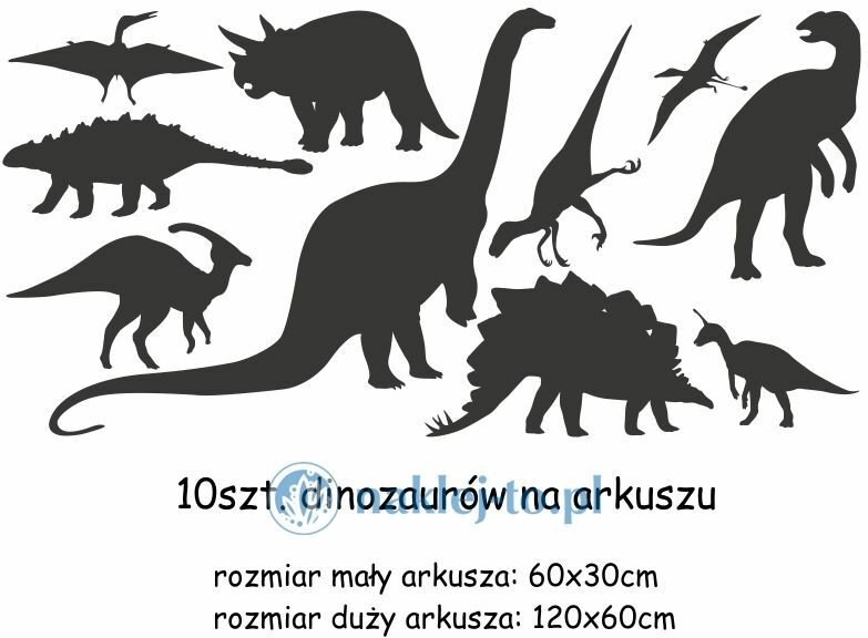 Naklejki na ścianę dinozaury Naklejki na ścianę dinozaury