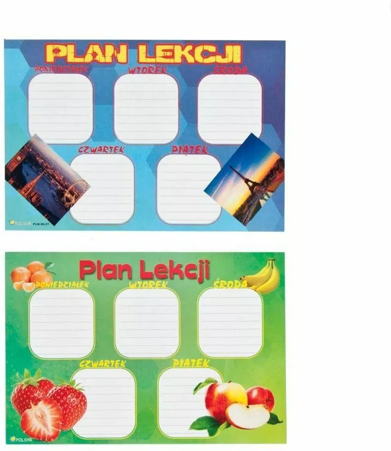 Plan lekcji Plan lekcji