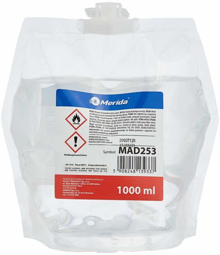 Płyn do dezynfekcji rąk Merida Płyn do dezynfekcji rąk Merida
