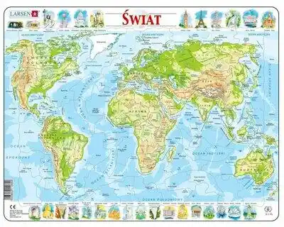 Puzzle mapa świata Puzzle mapa świata