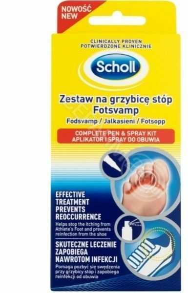 Scholl preparaty przeciwgrzybicze Scholl preparaty przeciwgrzybicze