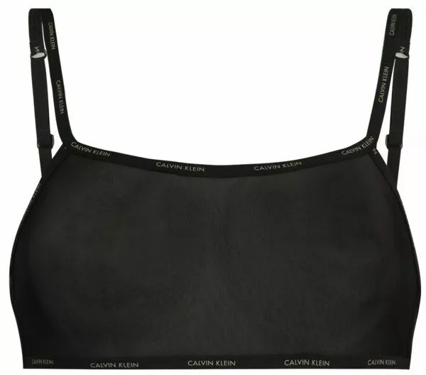 Stanik Calvin Klein - push up, bez ramiączek, bez fiszbin Stanik Calvin Klein - push up, bez ramiączek, bez fiszbin