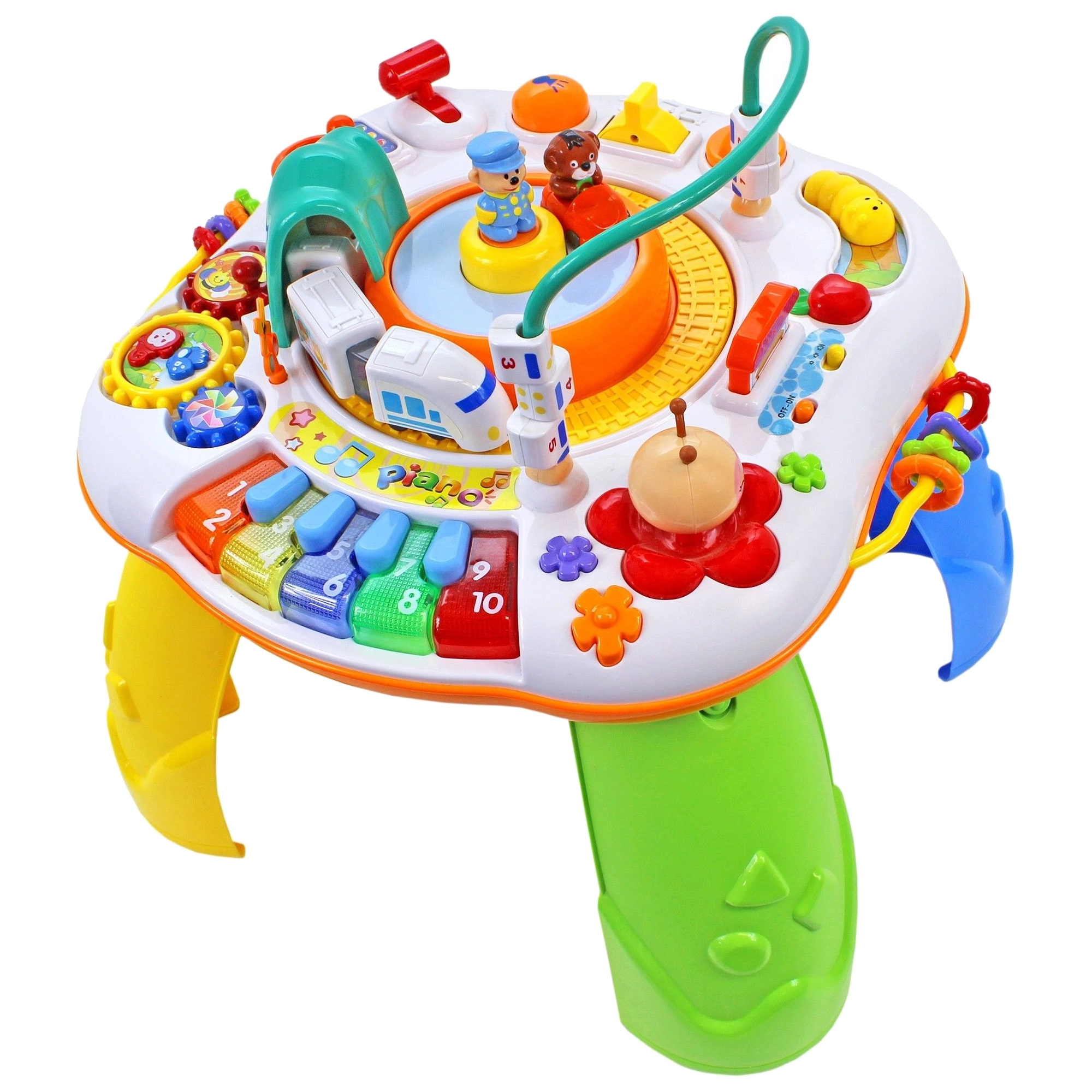 Stolik edukacyjny - drewniany, Smily Play, Clementoni Stolik edukacyjny - drewniany, Smily Play, Clementoni