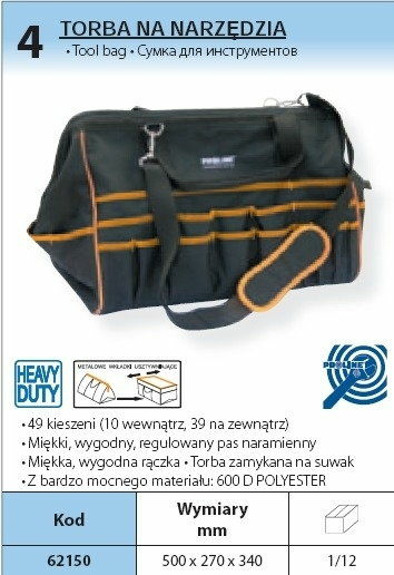 Torba narzędziowa Proline Torba narzędziowa Proline