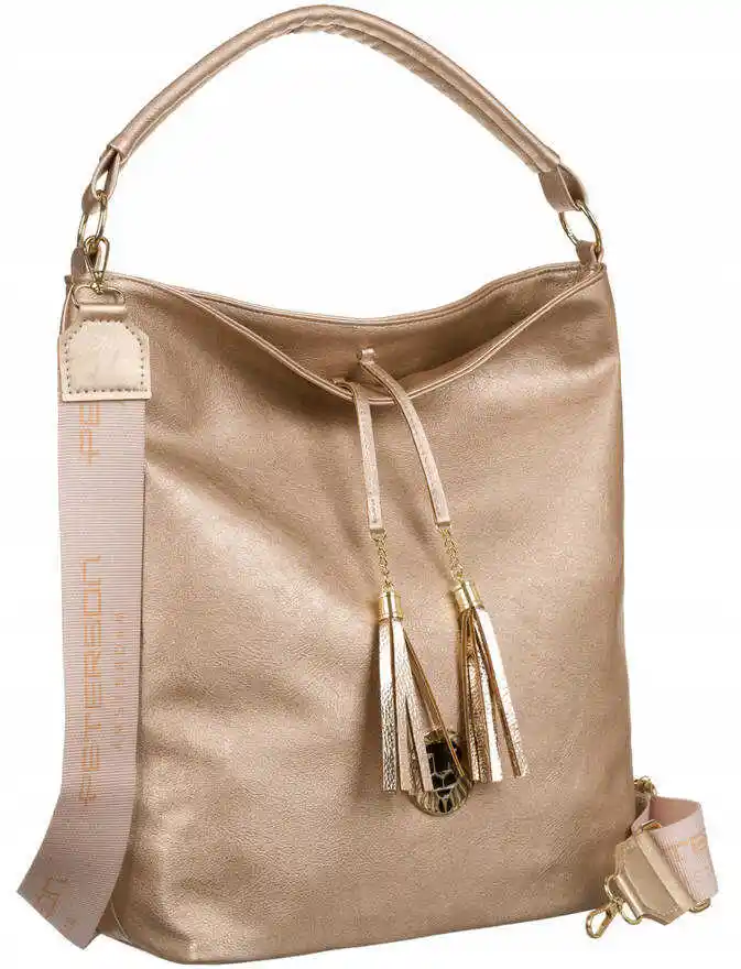 Złota torba shopper Złota torba shopper
